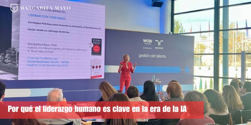 Por qué el liderazgo humano es clave en la era de la IA, Margarita Mayo